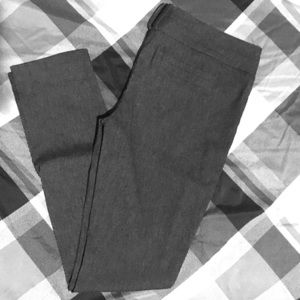 Gray work attire slacks.